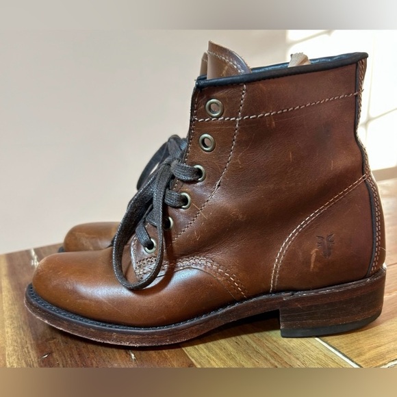 Frye and Co. Arkansas Boot. Cognac. Leather. Size 6 M women’s. - Picture 1 of 7